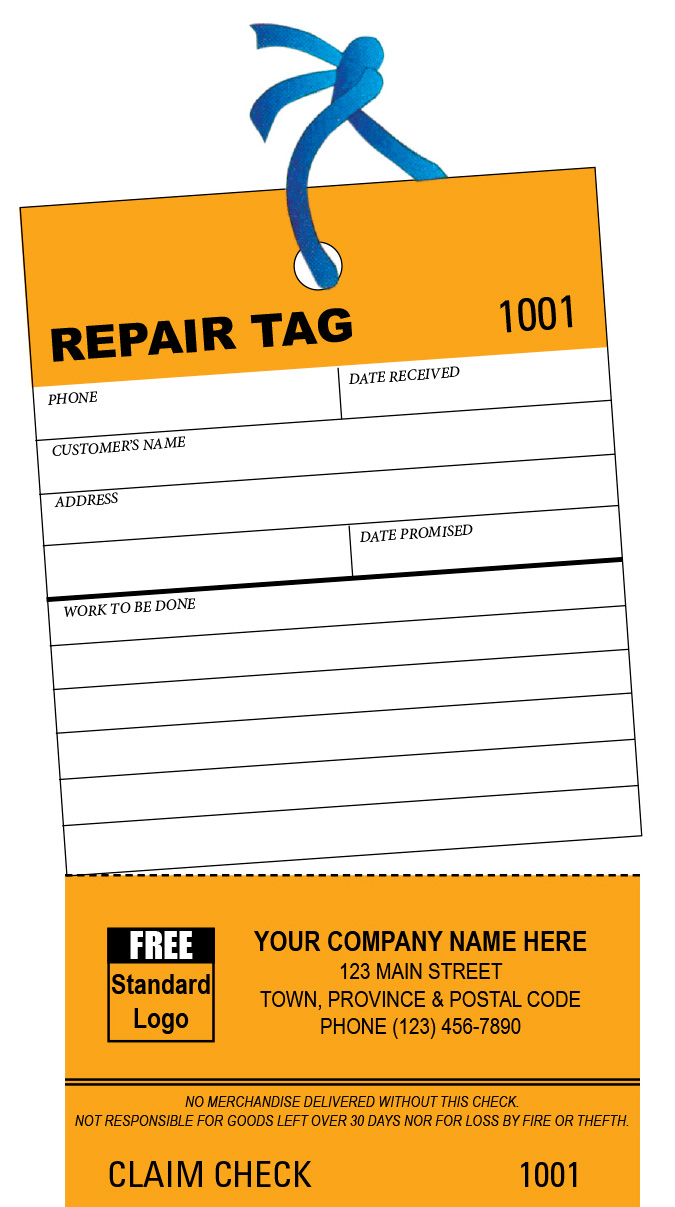 Repair Tag